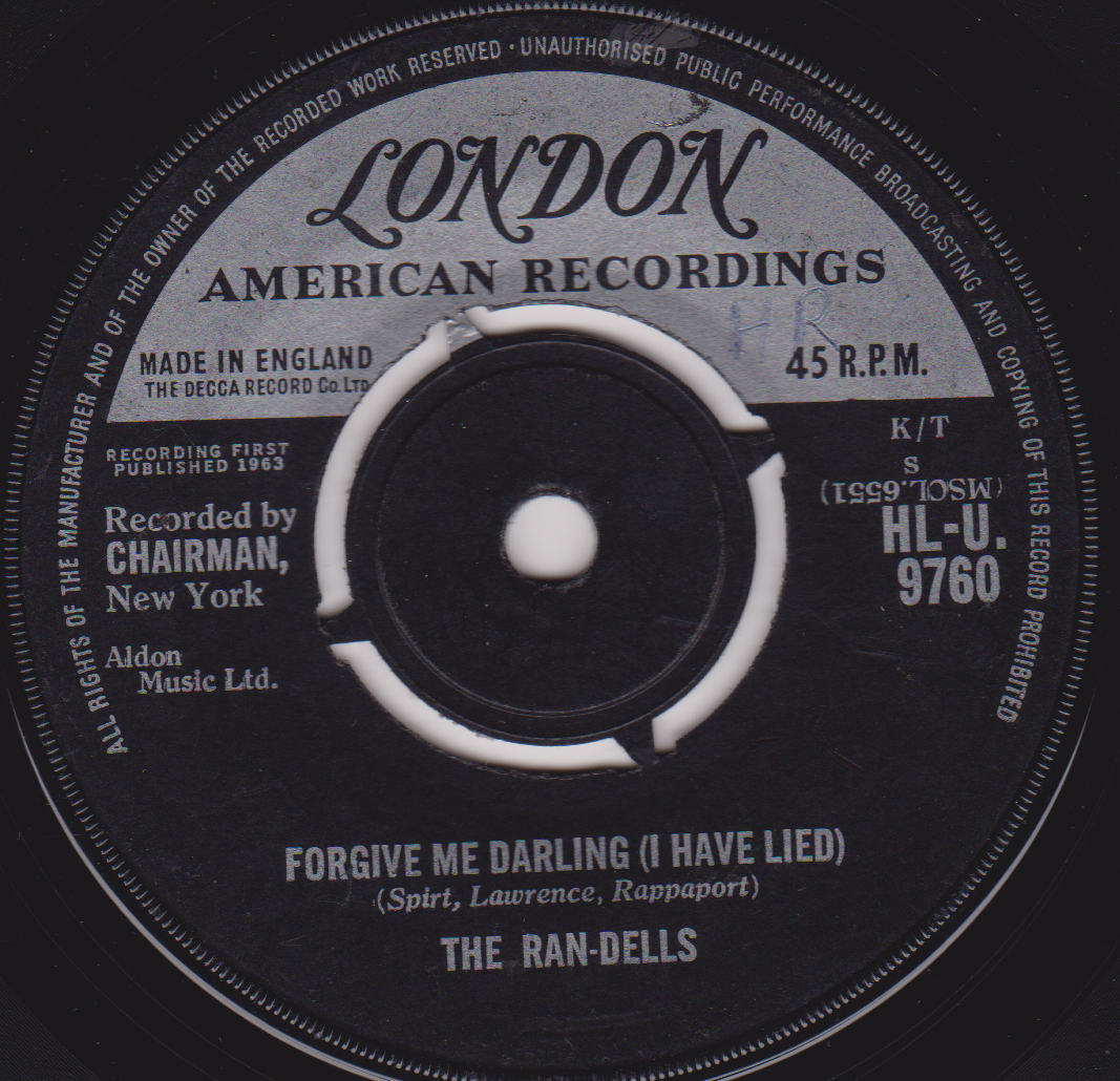 The Ran-Dells – Martian Hop (London 1963) 7" vinyl single G+/-