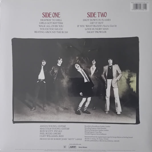 AC/DC – Highway To Hell (Columbia 2009) 12" vinyl LP New