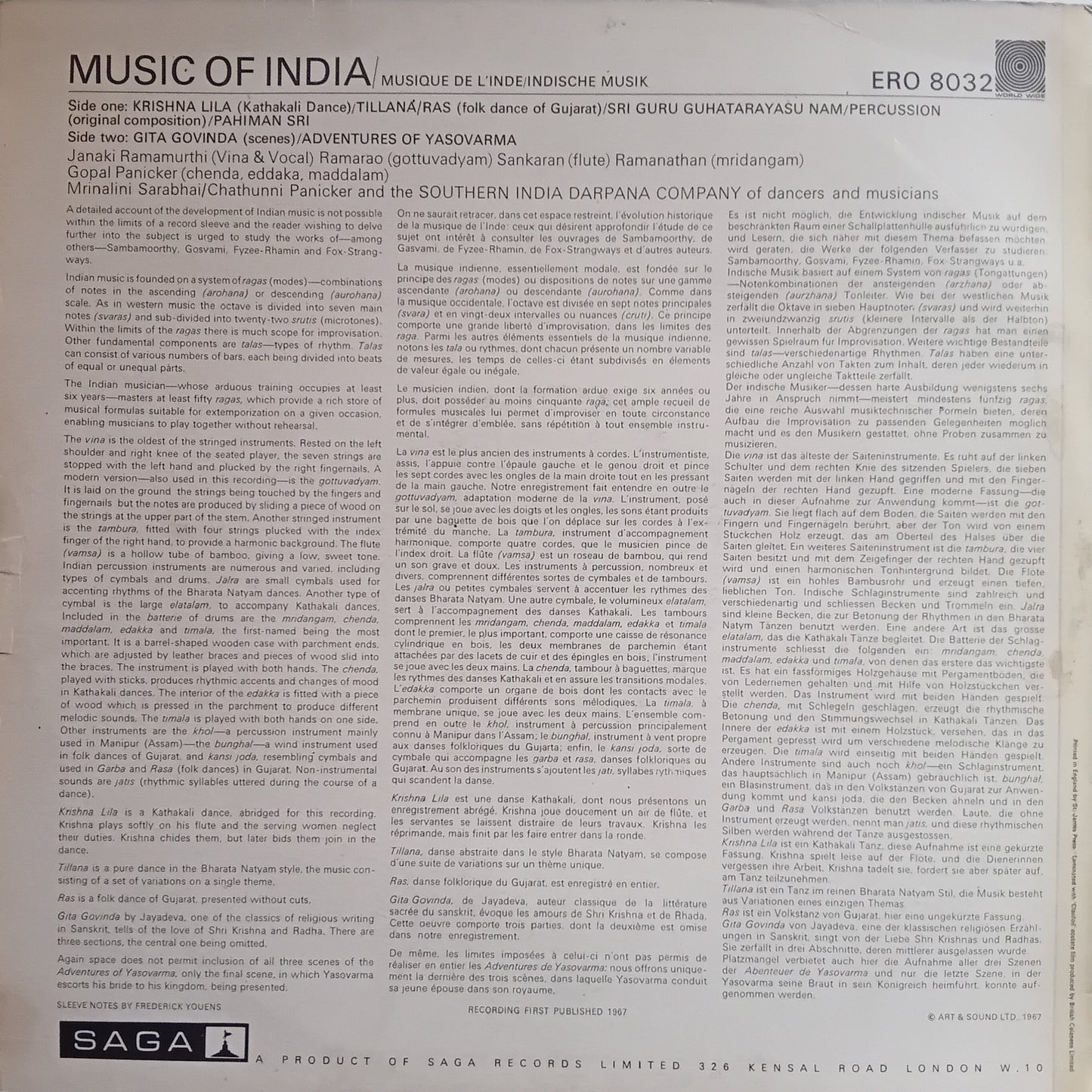 Back cover of a music album with text and branding
