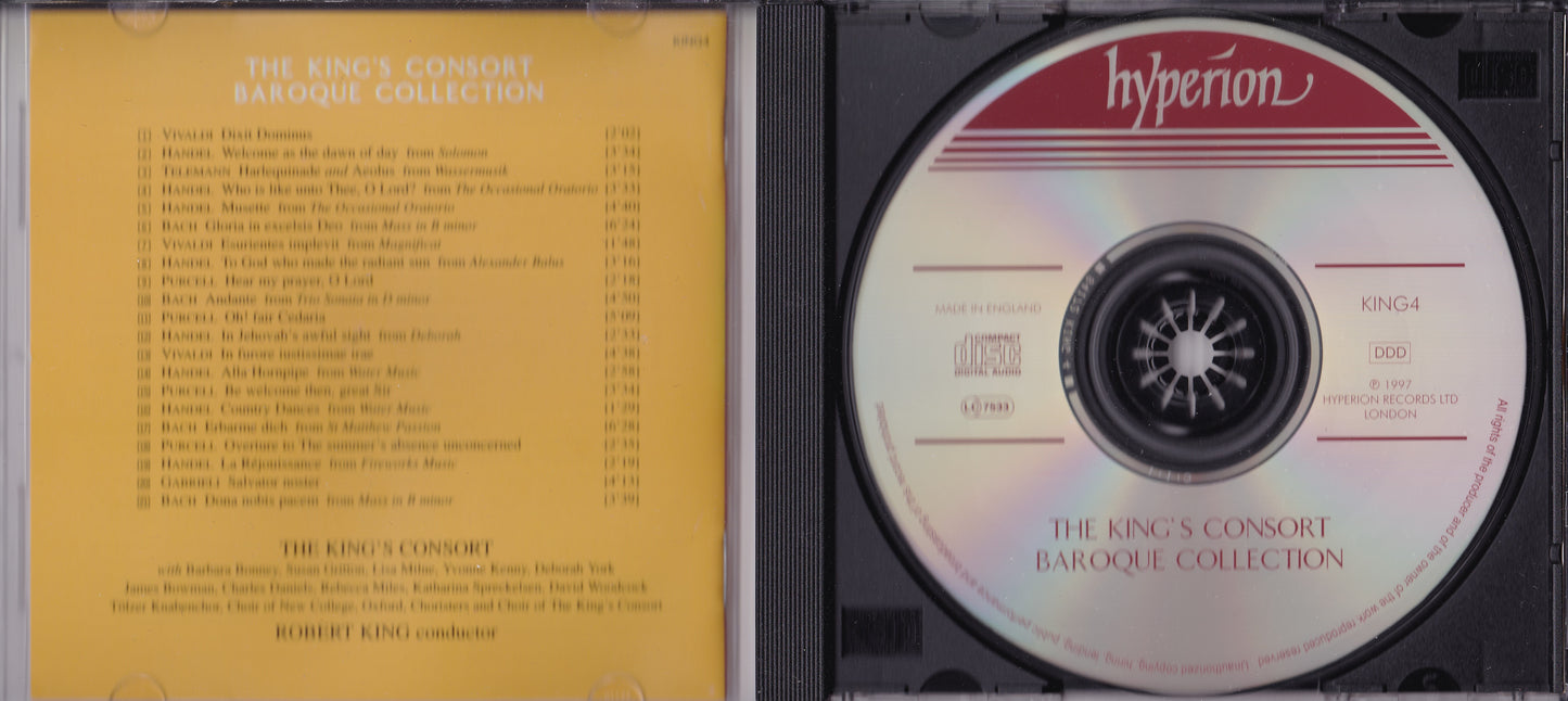 The King's Consort – Baroque Collection (1997) CD album