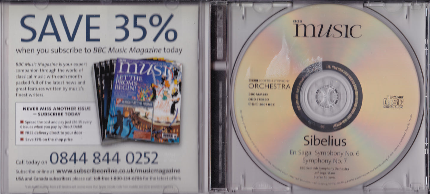 Sibelius - Symphonies No. 6 & 7 (2007) CD album