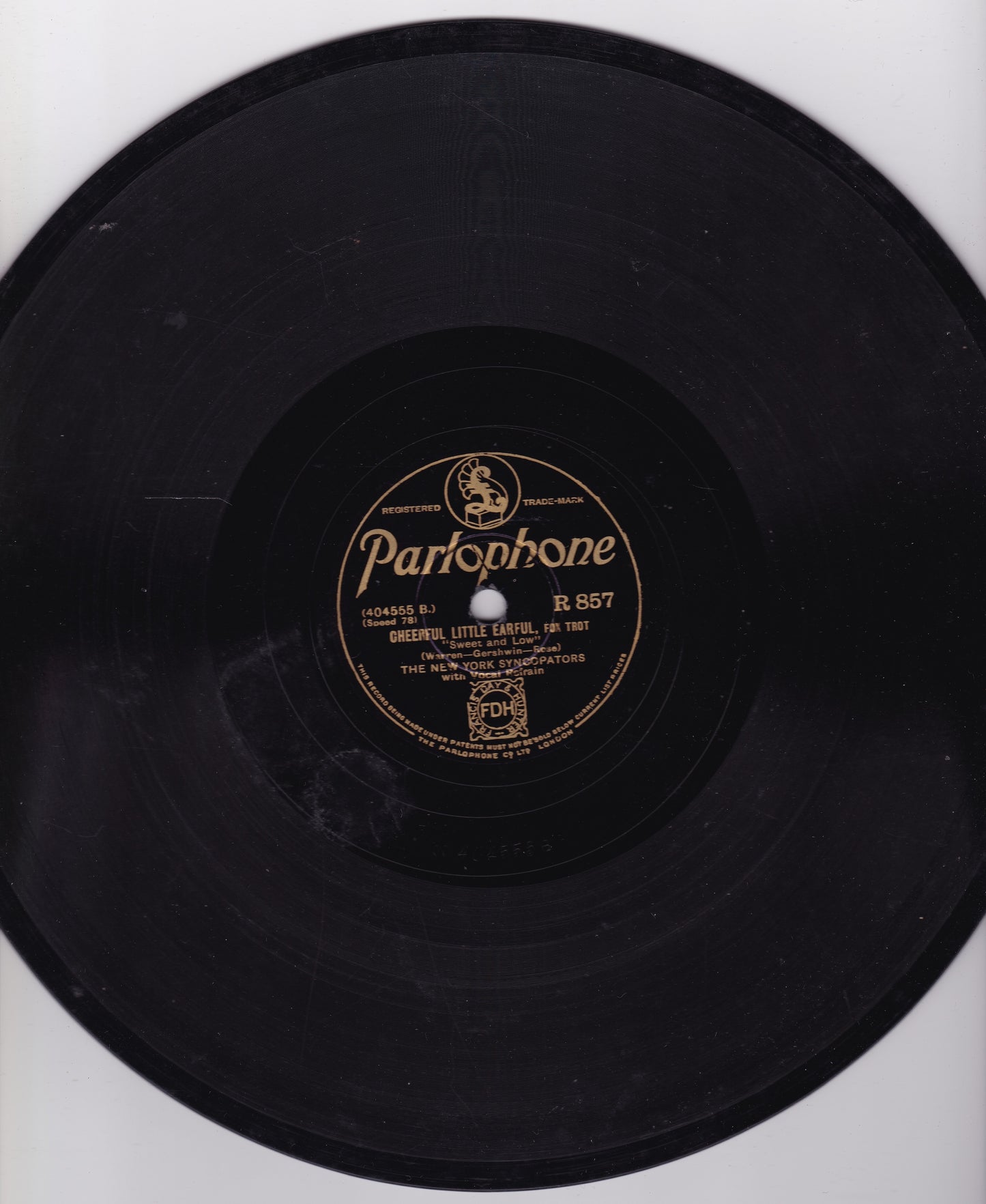 Casa Loma Orchestra - Overnight (Parlophone) 10" shellac VG/-