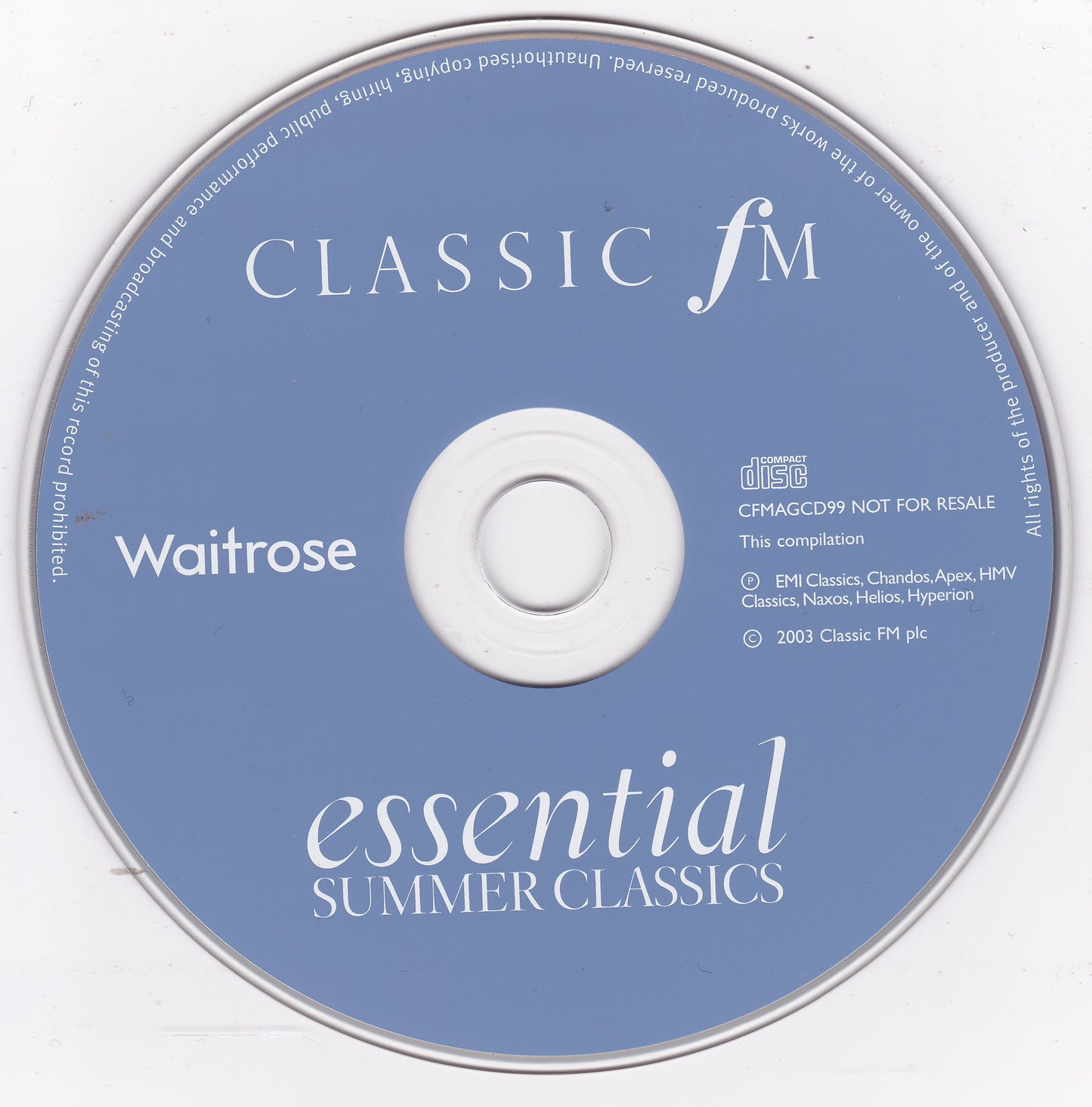 Various – Essential Summer Classics (2003) CD album