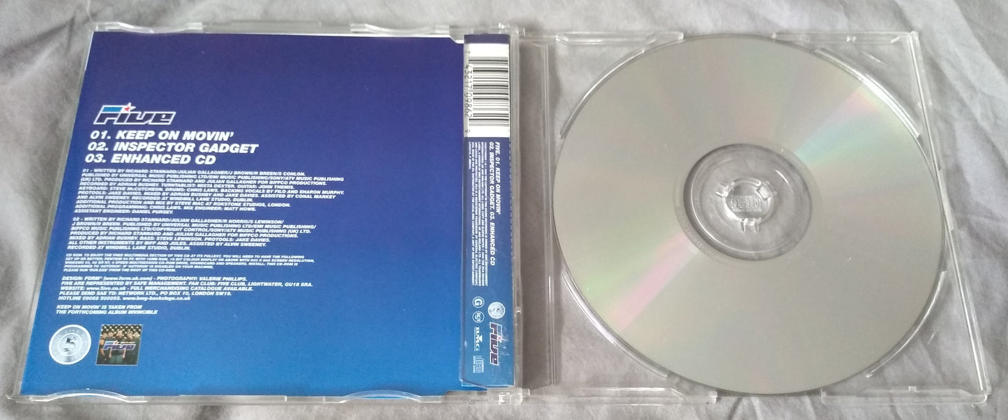 Five - Keep On Movin' (1999) CD single