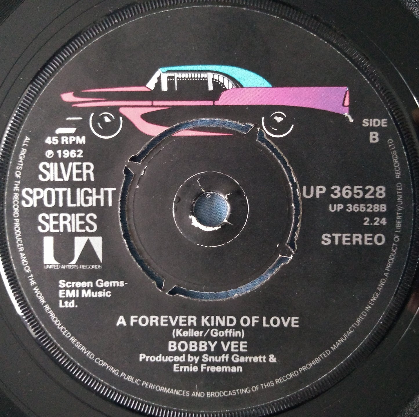 Bobby Vee – Take Good Care Of My Baby (UA 1979) 7" vinyl single VG/- RE