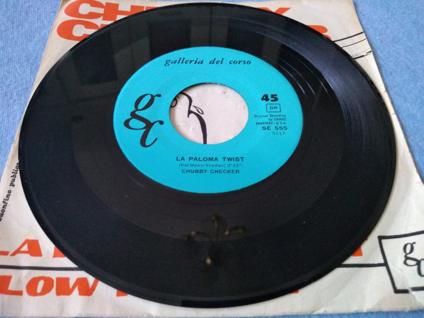 Chubby Checker – La Paloma Twist (Galleria Del Corso) 7" vinyl single VG/G
