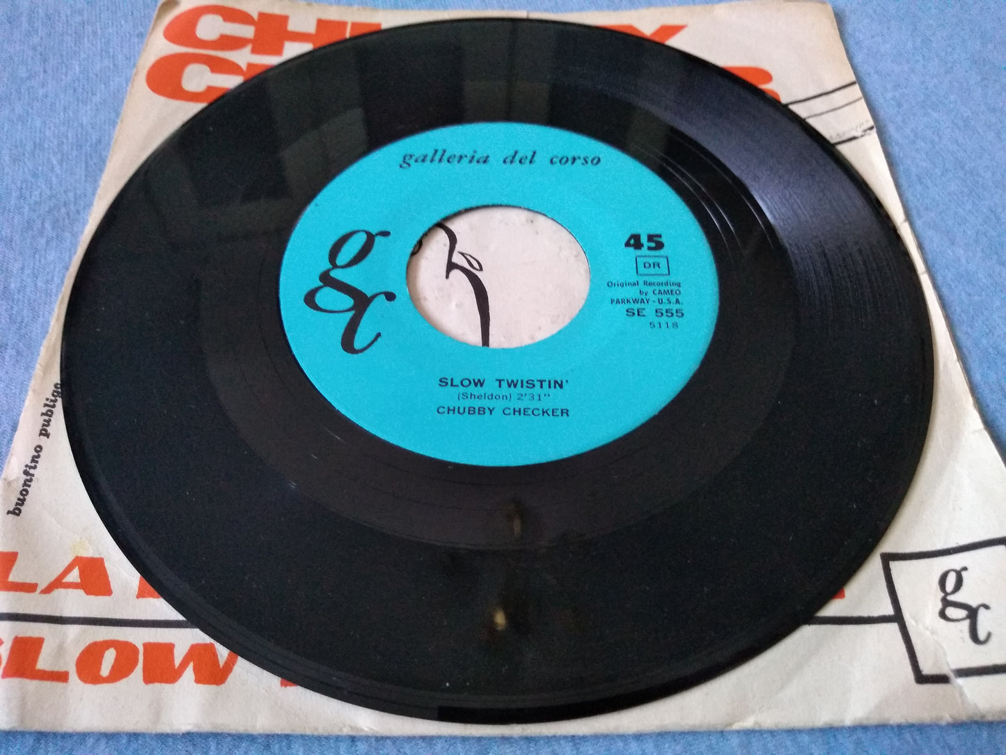 Chubby Checker – La Paloma Twist (Galleria Del Corso) 7" vinyl single VG/G