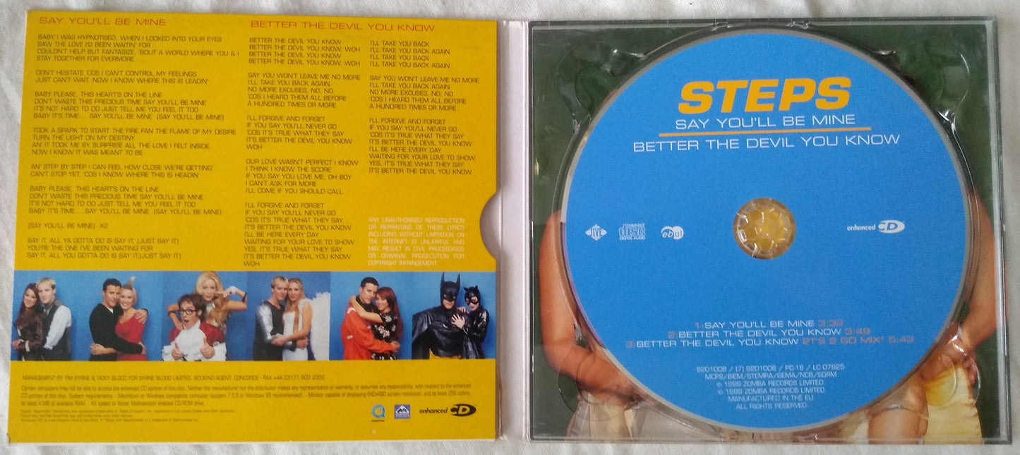 Steps - Say You'll Be Mine (1999) CD2 single