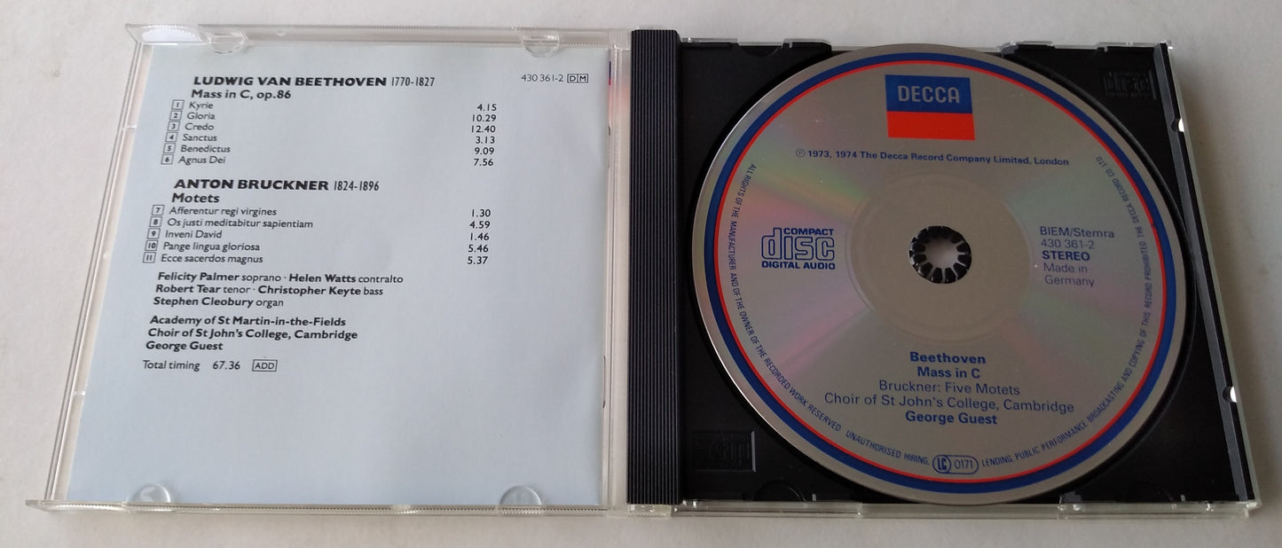 Beethoven - Mass in C (1991) CD album