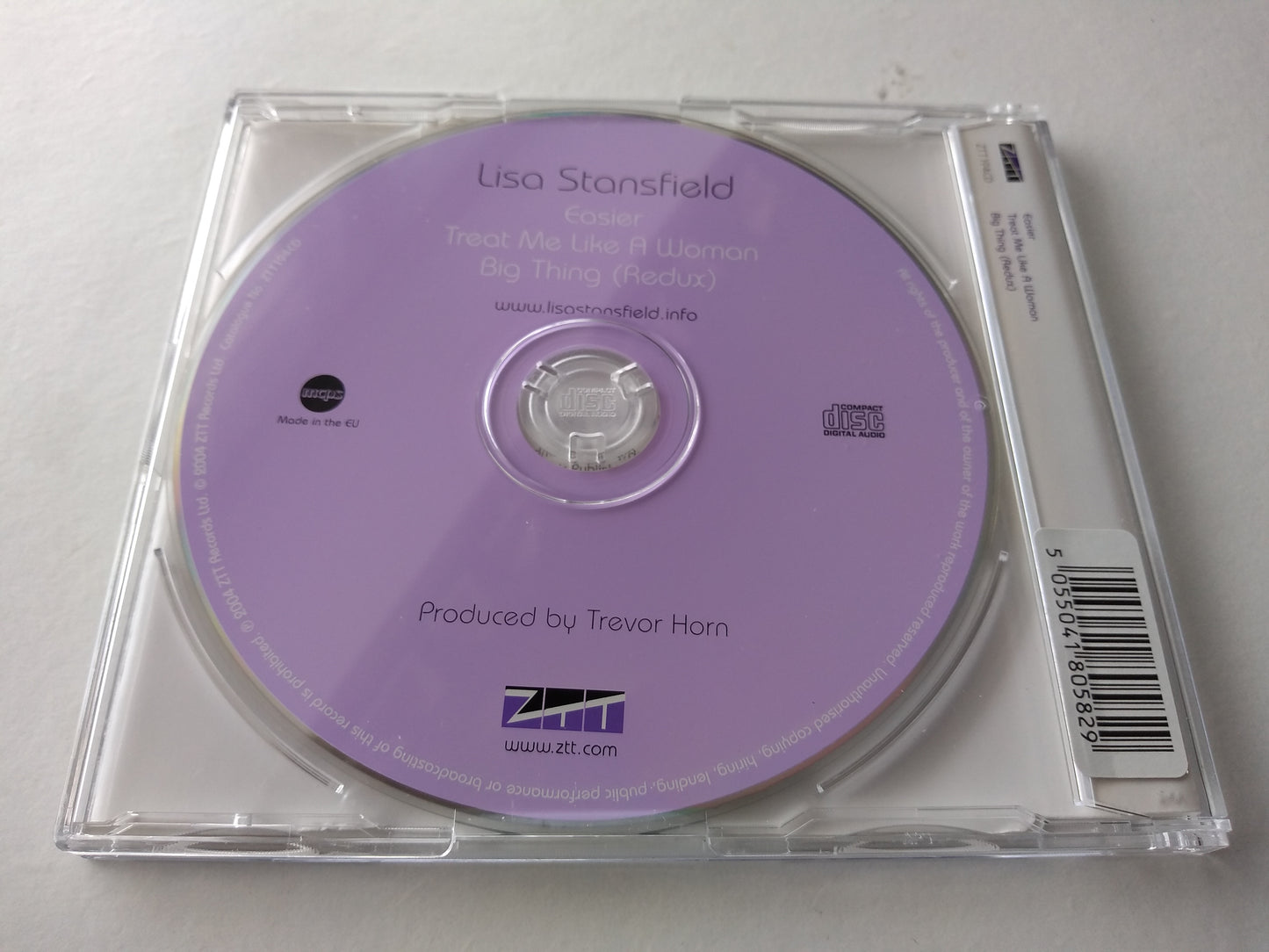 Lisa Stansfield - Easier/Treat Me Like a Woman (2004) CD single NEW