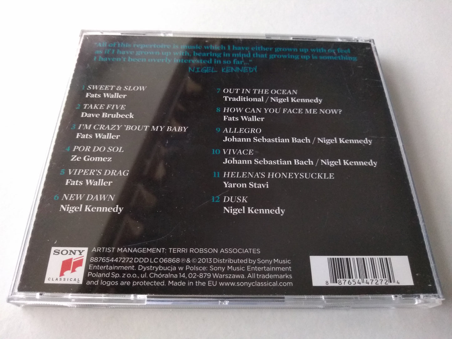 Nigel Kennedy – Recital (2013) CD album