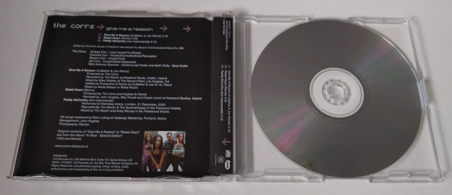 The Corrs – Give Me A Reason (2001) CD single