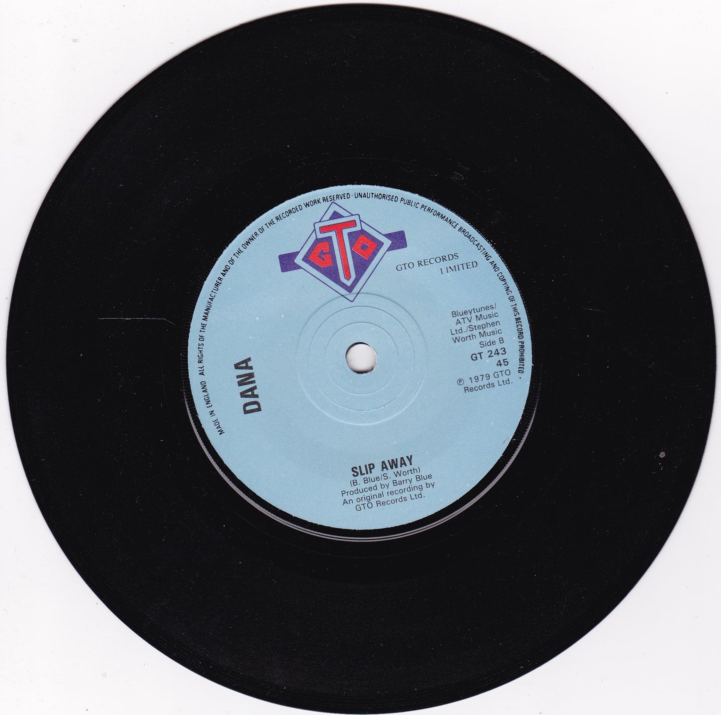 Dana – Something's Cooking In The Kitchen (GTO 1979) 7" vinyl single G+/VG