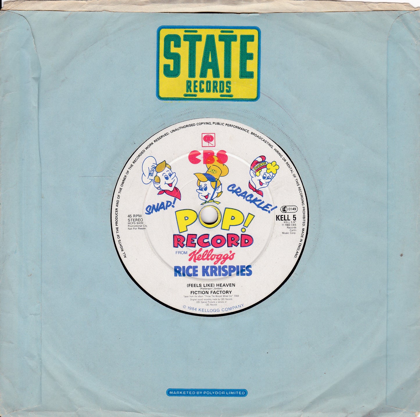 Barbara Dickson - January, February/Fiction Factory - (Feels Like) Heaven 7" VG/-