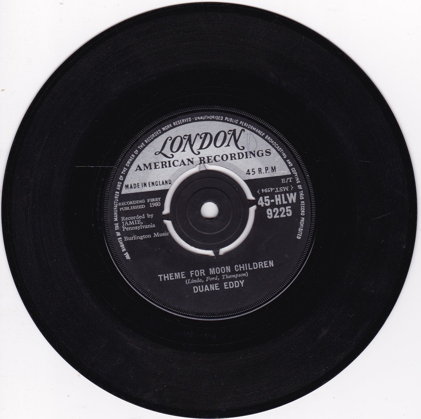 Duane Eddy – Kommotion (London 1960) 7" vinyl single G+/-