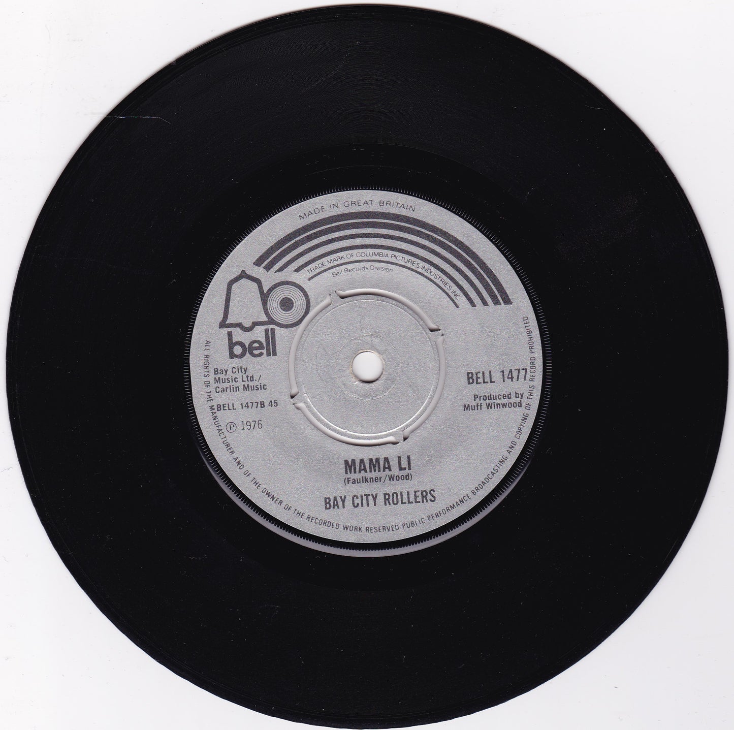 Bay City Rollers – Love Me Like I Love You (Bell 1976) 7" vinyl single G+/-