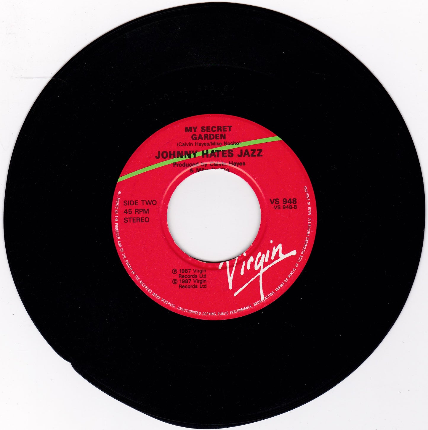 Johnny Hates Jazz – Shattered Dreams (Virgin 1987) 7" vinyl P/S single G+/VG