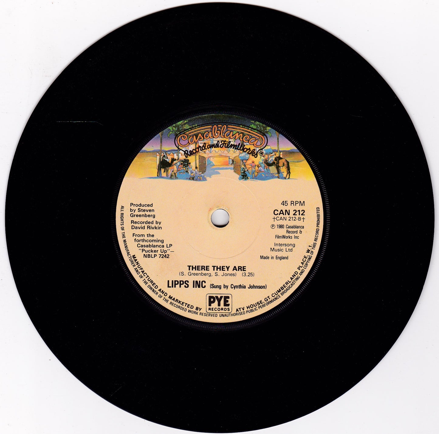 Lipps, Inc. - How Long (Casablanca 1980) 7" vinyl single G+/-