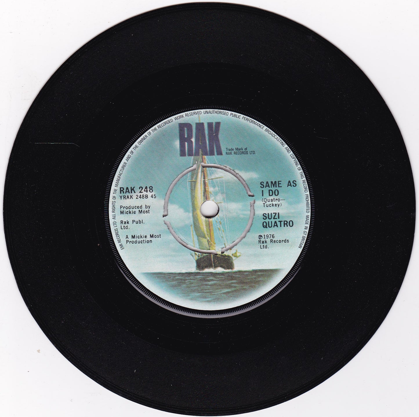 Suzi Quatro – Tear Me Apart (RAK 1976) 7" vinyl single G+/-