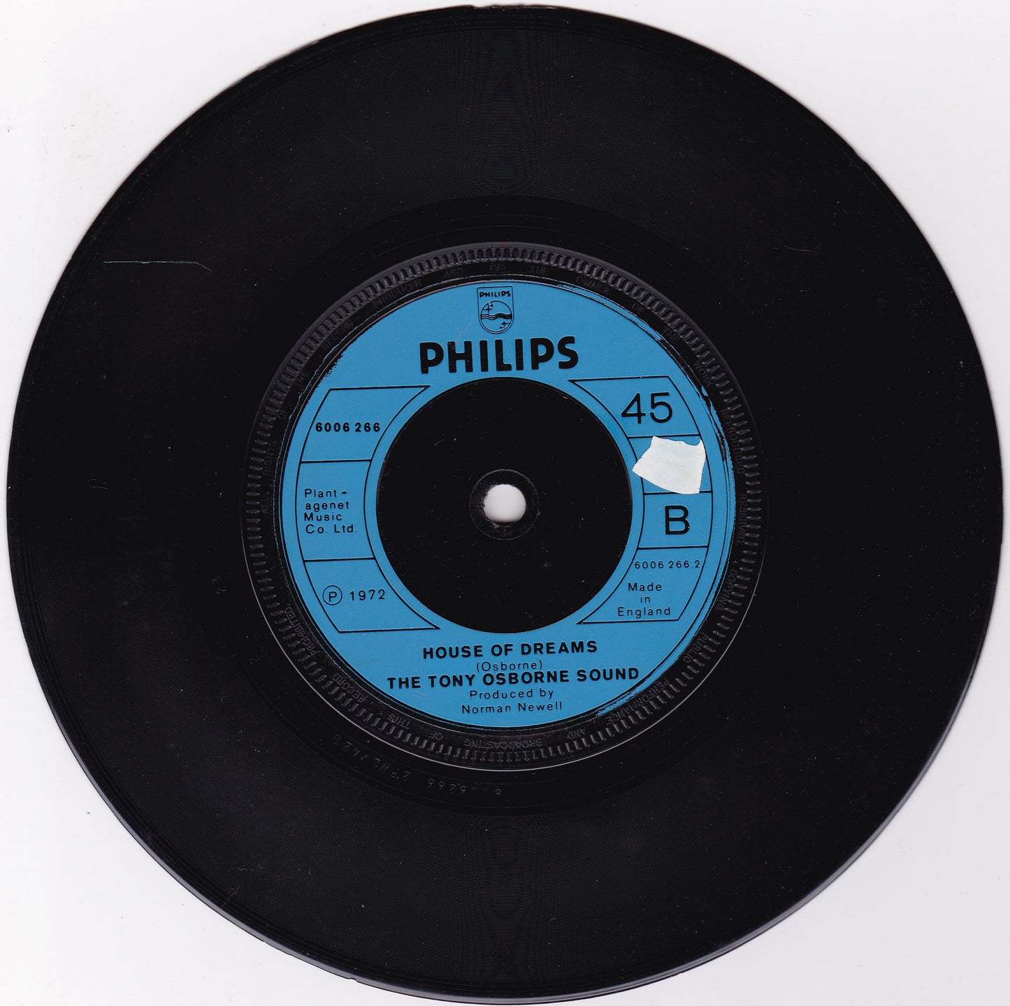 Tony Osborne And His Orchestra – The Shepherd's Song (Philips 1972) 7" vinyl single VG/-