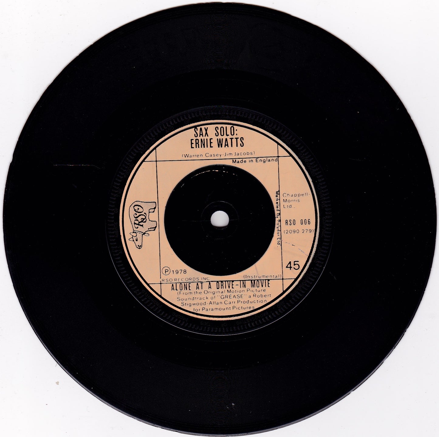 John Travolta And Olivia Newton-John – You're The One That I Want 7" vinyl single G+/-