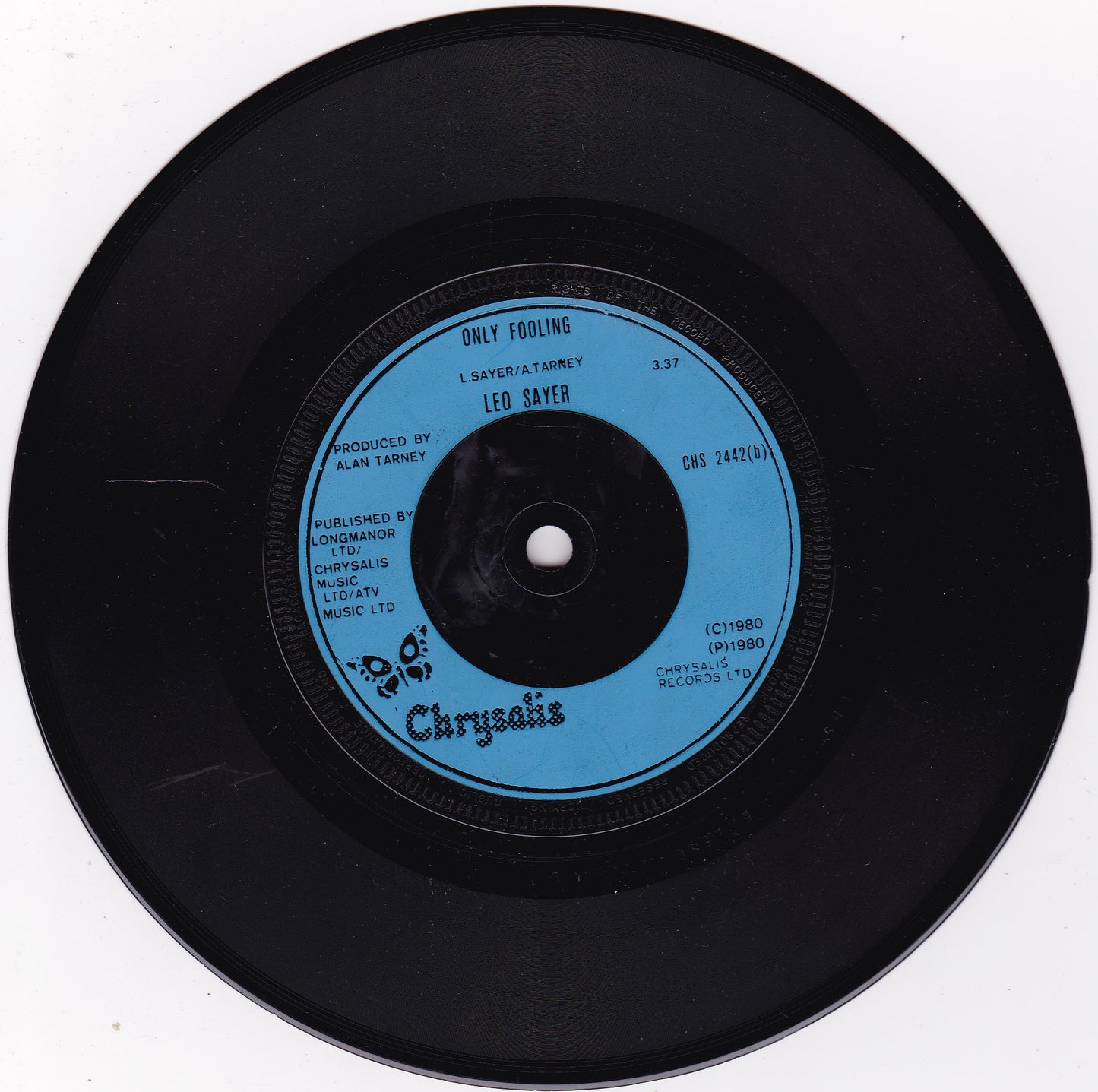 Leo Sayer – More Than I Can Say (Chrysalis 1980) 7" vinyl single VG/VG