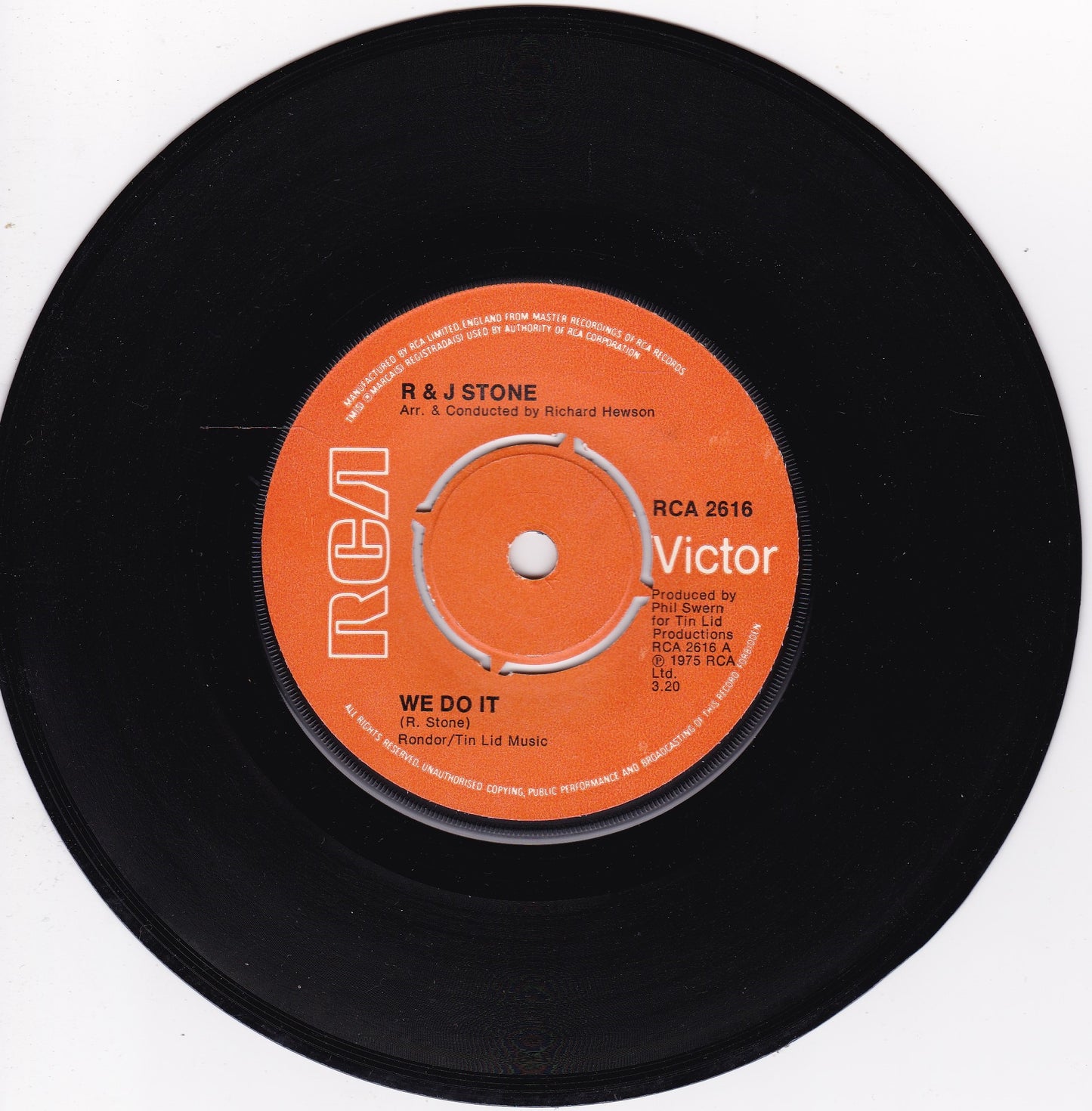R & J Stone – We Do It (RCA 1976) 7" vinyl single VG/-