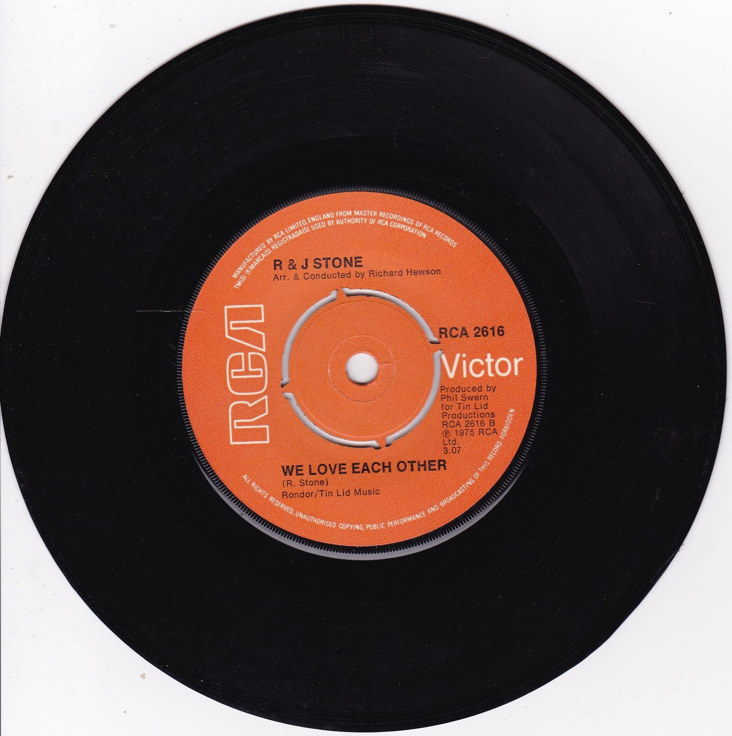 R & J Stone – We Do It (RCA 1976) 7" vinyl single VG/-