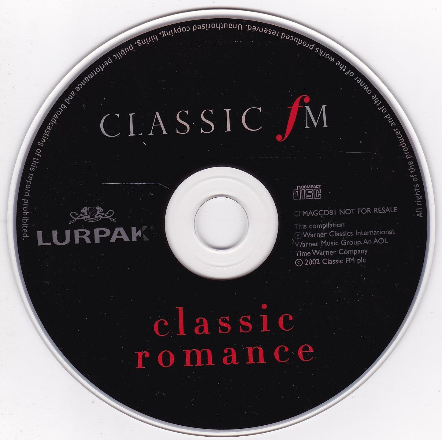 Various – Classic Romance (Music For Lovers) (2002) CD album