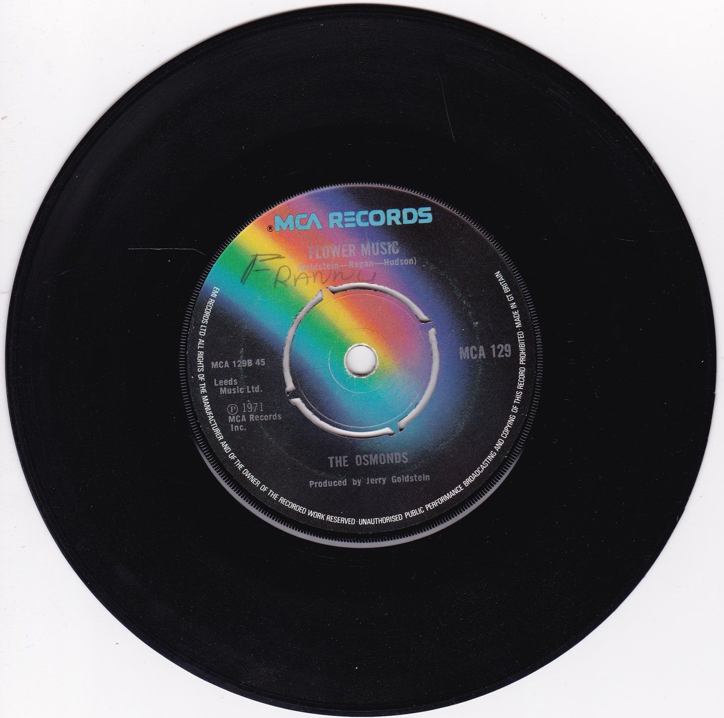 The Osmonds – I Can't Stop (MCA 1974) 7" vinyl single VG/-