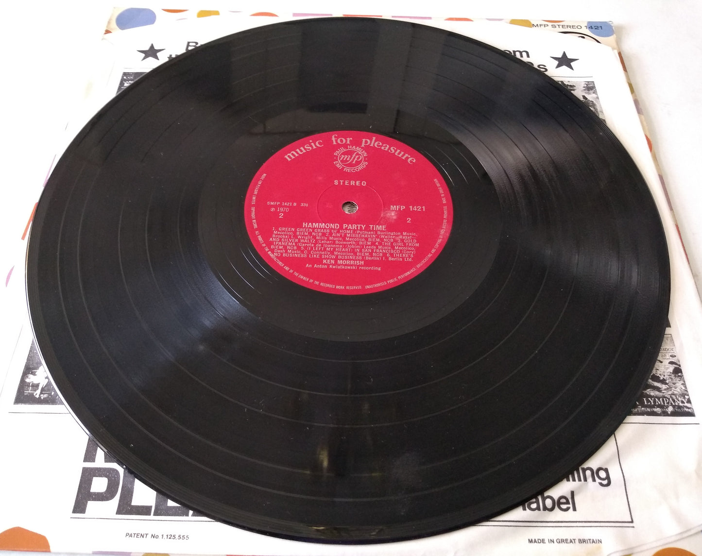 Ken Morrish – Hammond Party Time (EMI 1970) 12" vinyl LP VG/VG