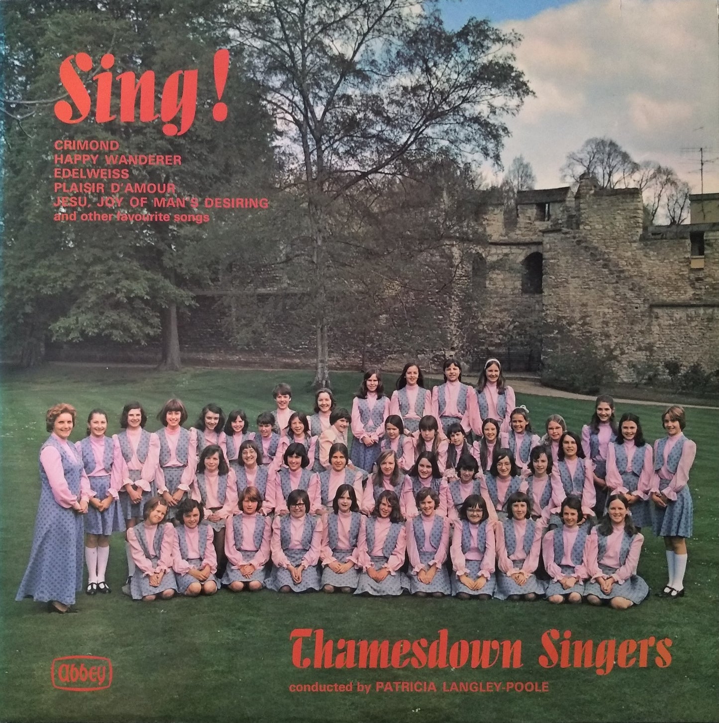 Sing! - The Thamesdown Singers (Abbey 1976) 12" vinyl LP VG/VG