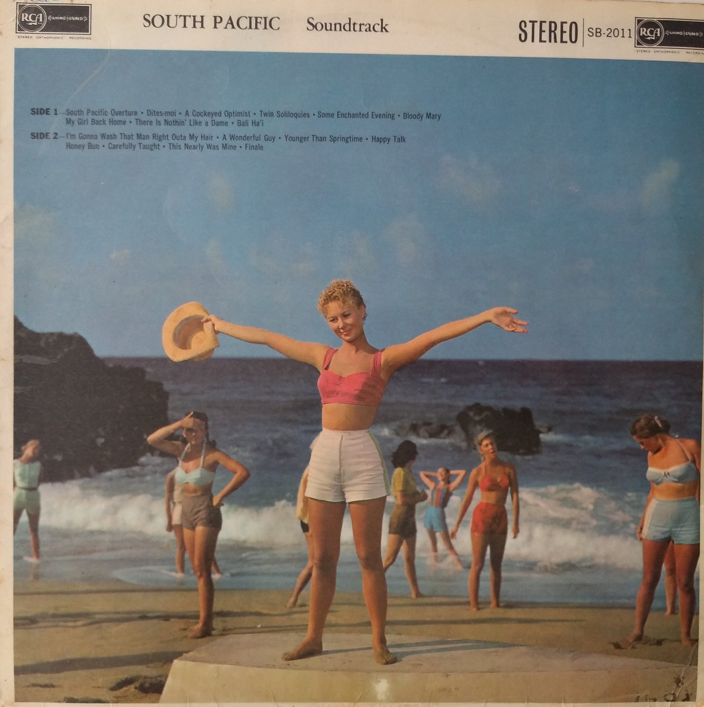 RCA Presents Rodgers & Hammerstein's South Pacific (RCA 1958) 12" vinyl LP VG/G+ stereo gatefold