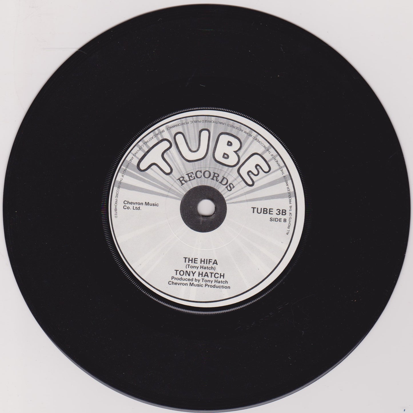 Tony Hatch – Airline (Tube 1982) 7" vinyl P/S single VG/VG