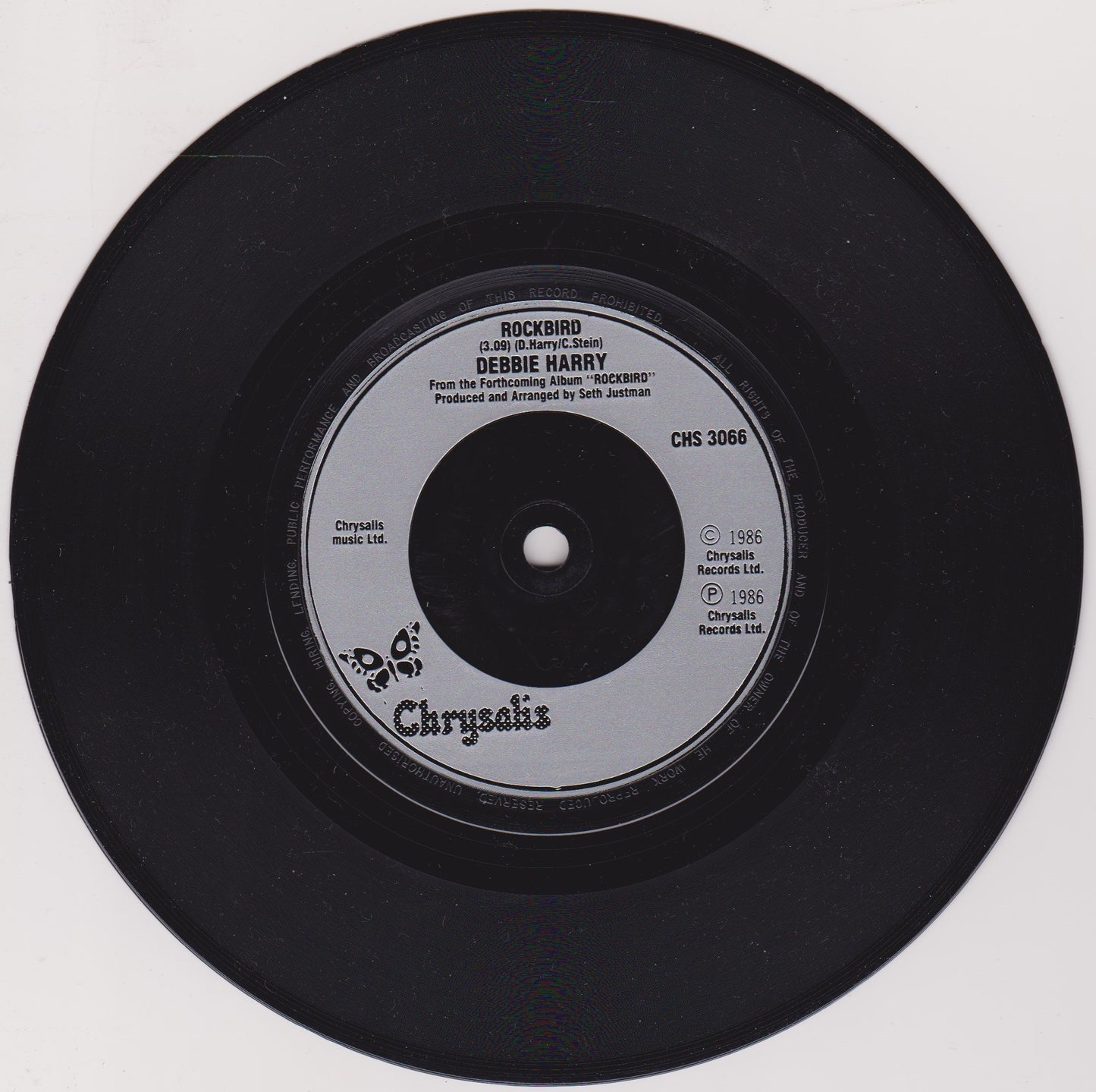 Debbie Harry – French Kissin (Chrysalis 1986) 7" vinyl P/S single VG/VG