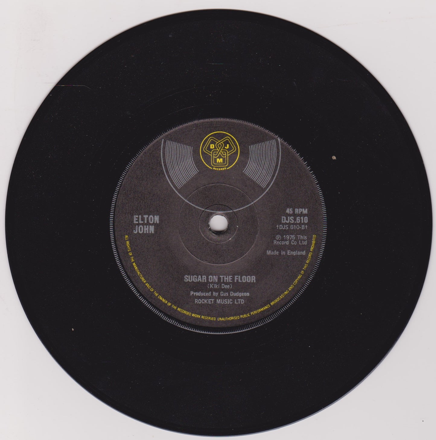 Elton John – Island Girl (DJM 1975) 7" vinyl P/S single VG/VG