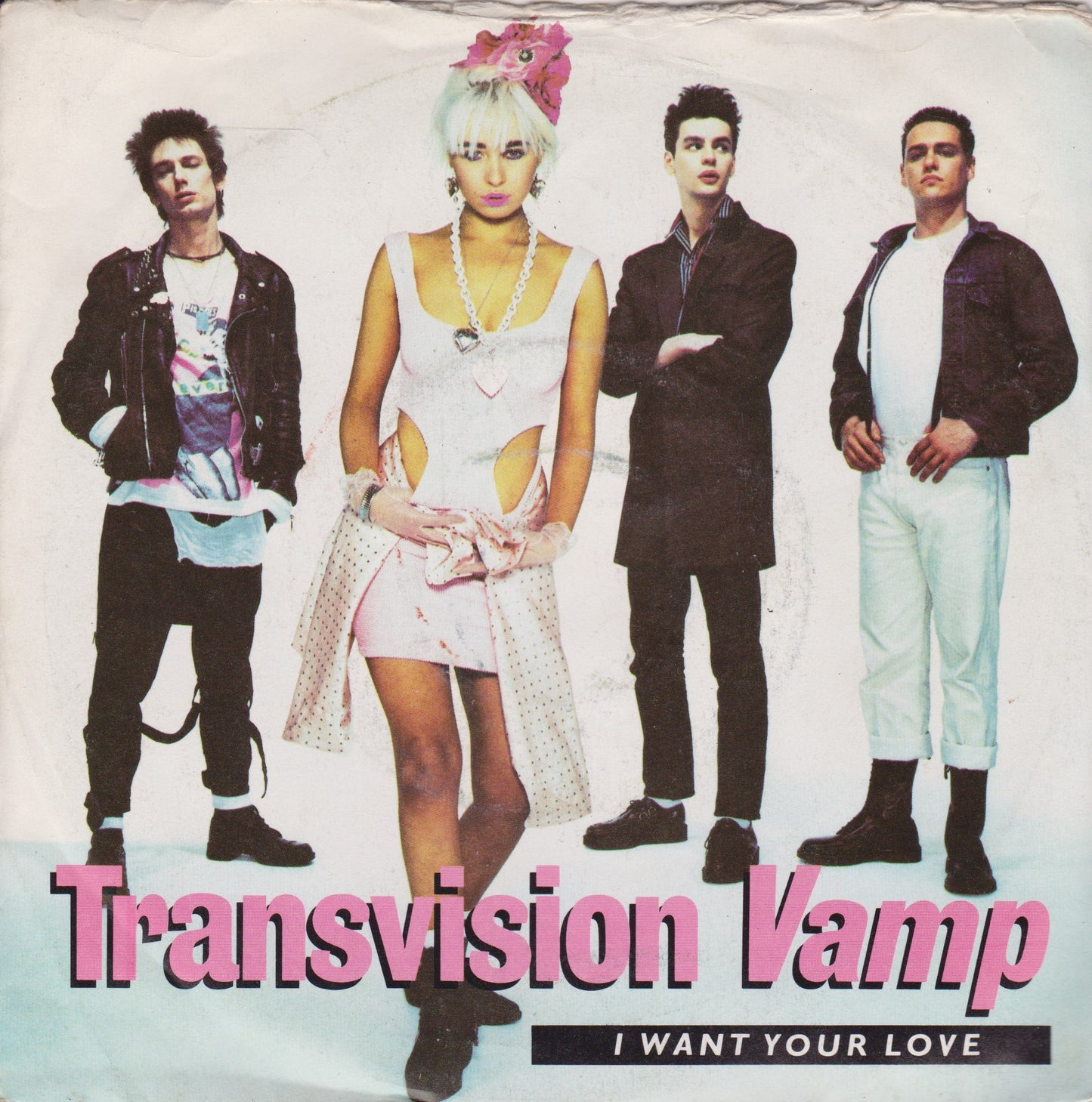 Transvision Vamp – I Want Your Love (MCA 1988) 7" vinyl P/S single G+/VG jukebox