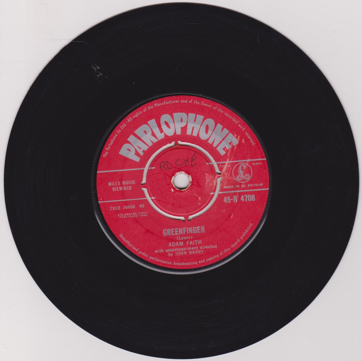 Adam Faith – Lonely Pup (In A Christmas Shop) (1967) 7" vinyl single VG/-