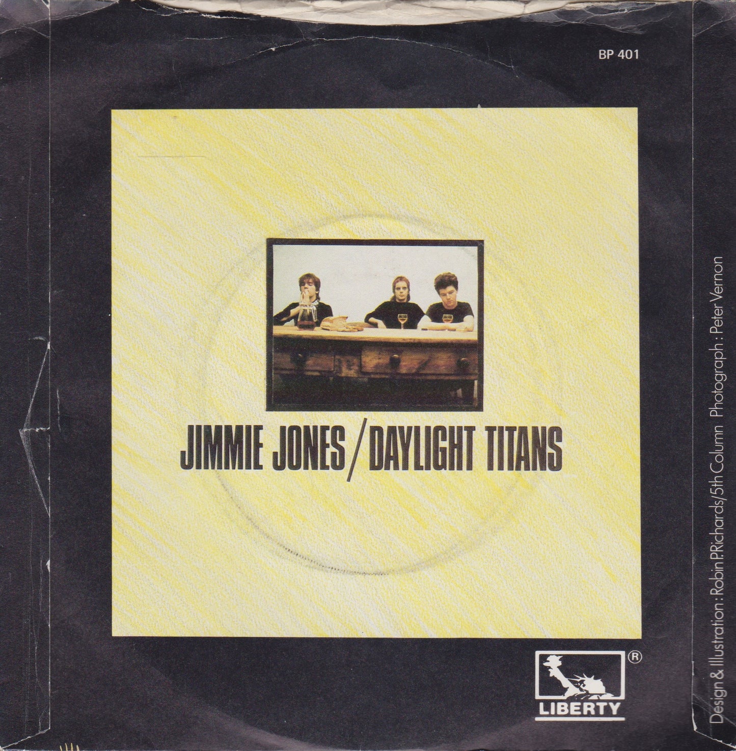 The Vapors – Jimmie Jones (Liberty 1981) 7" vinyl P/S single VG/VG