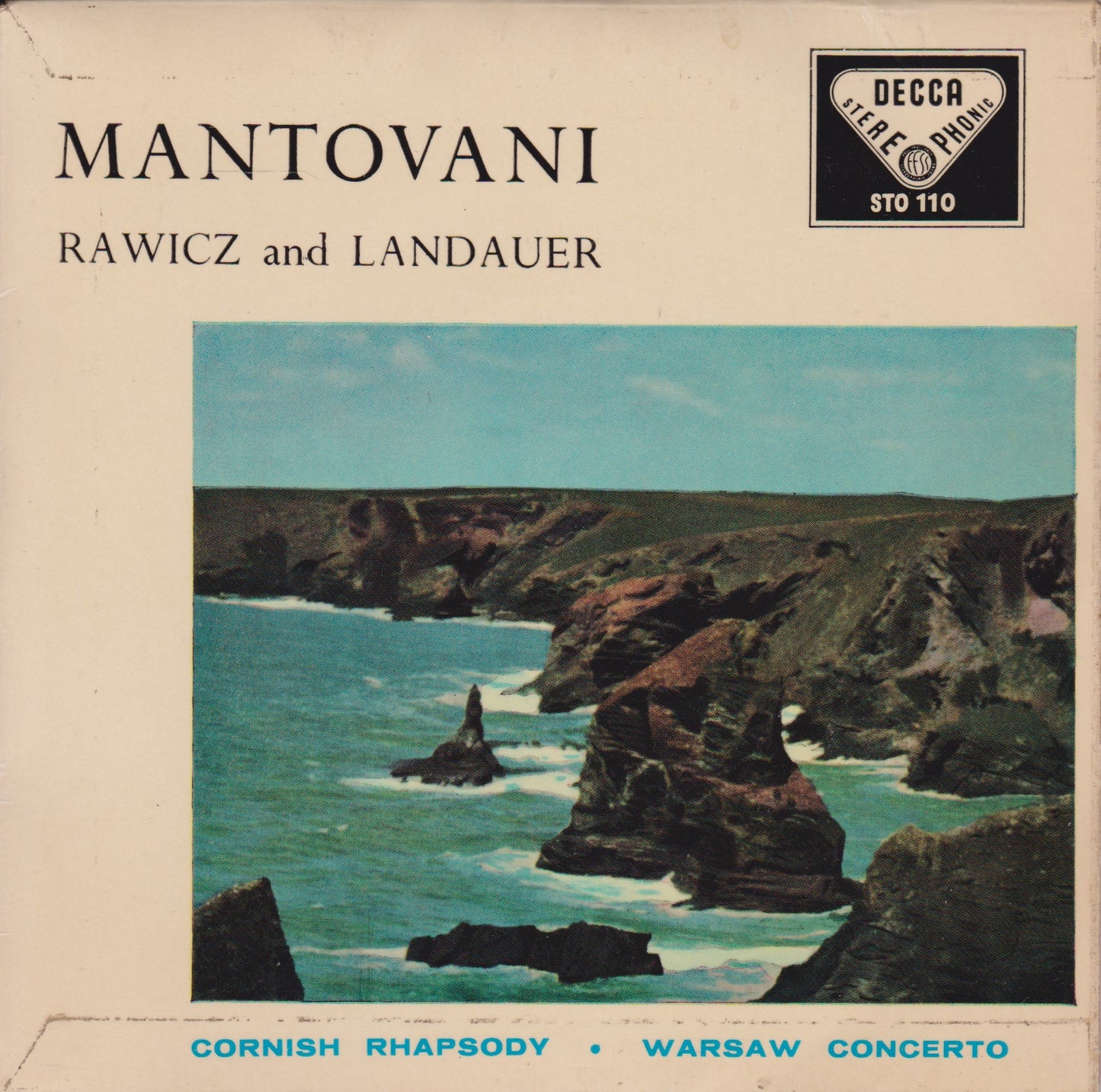 Mantovani And His Orchestra With Rawicz & Landauer – Warsaw Concerto / Cornish Rhapsody EP VG