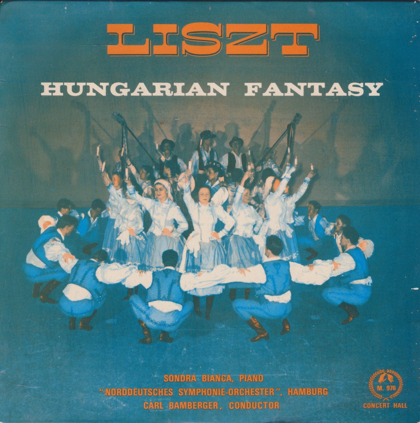 Liszt / Bamberger – Hungarian Fantasy (Concert Hall 1964) 7" vinyl P/S EP G+/G+