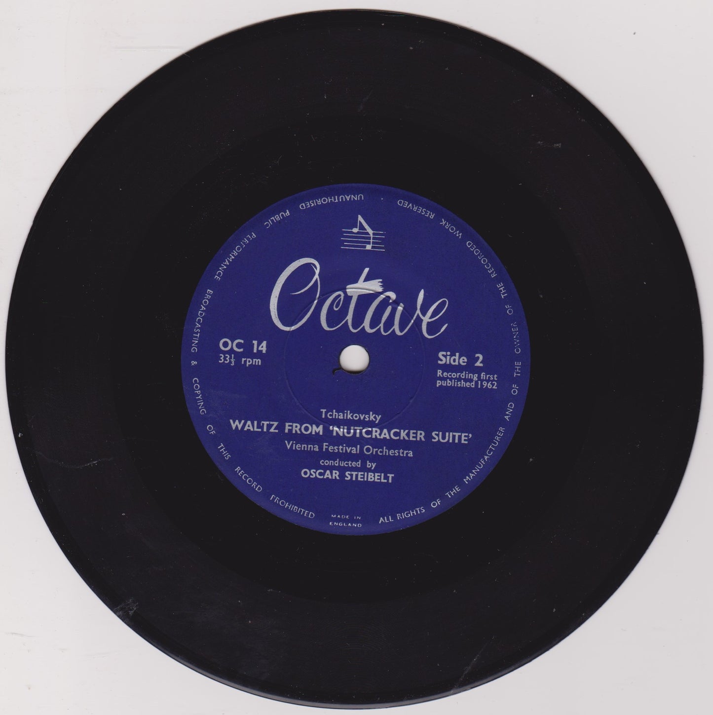 Tchaikovsky, Vienna Festival Orchestra – Nutcracker Suite & Swan Lake 7" vinyl P/S EP VG