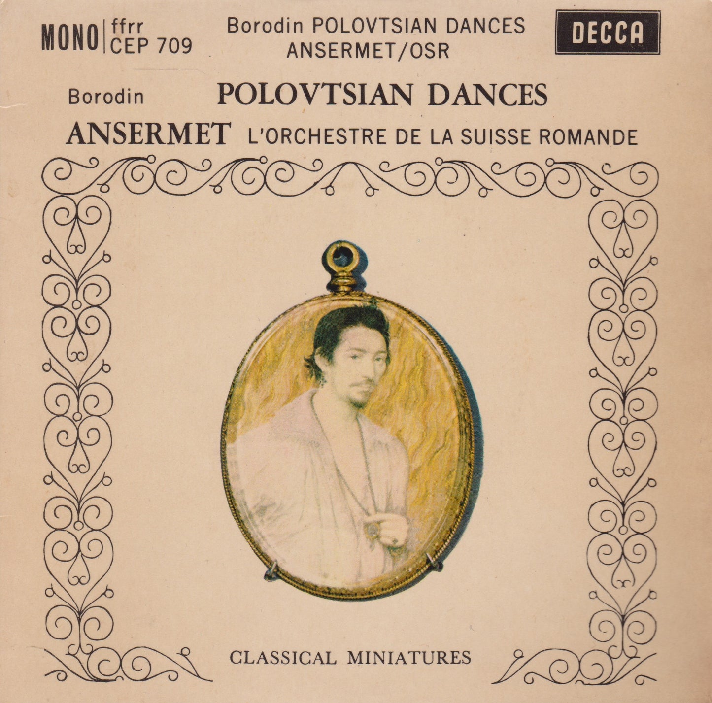 Borodin, OSR, Ansermet – Polovtsian Dances - Prince Igor 7" vinyl P/S EP VG/VG