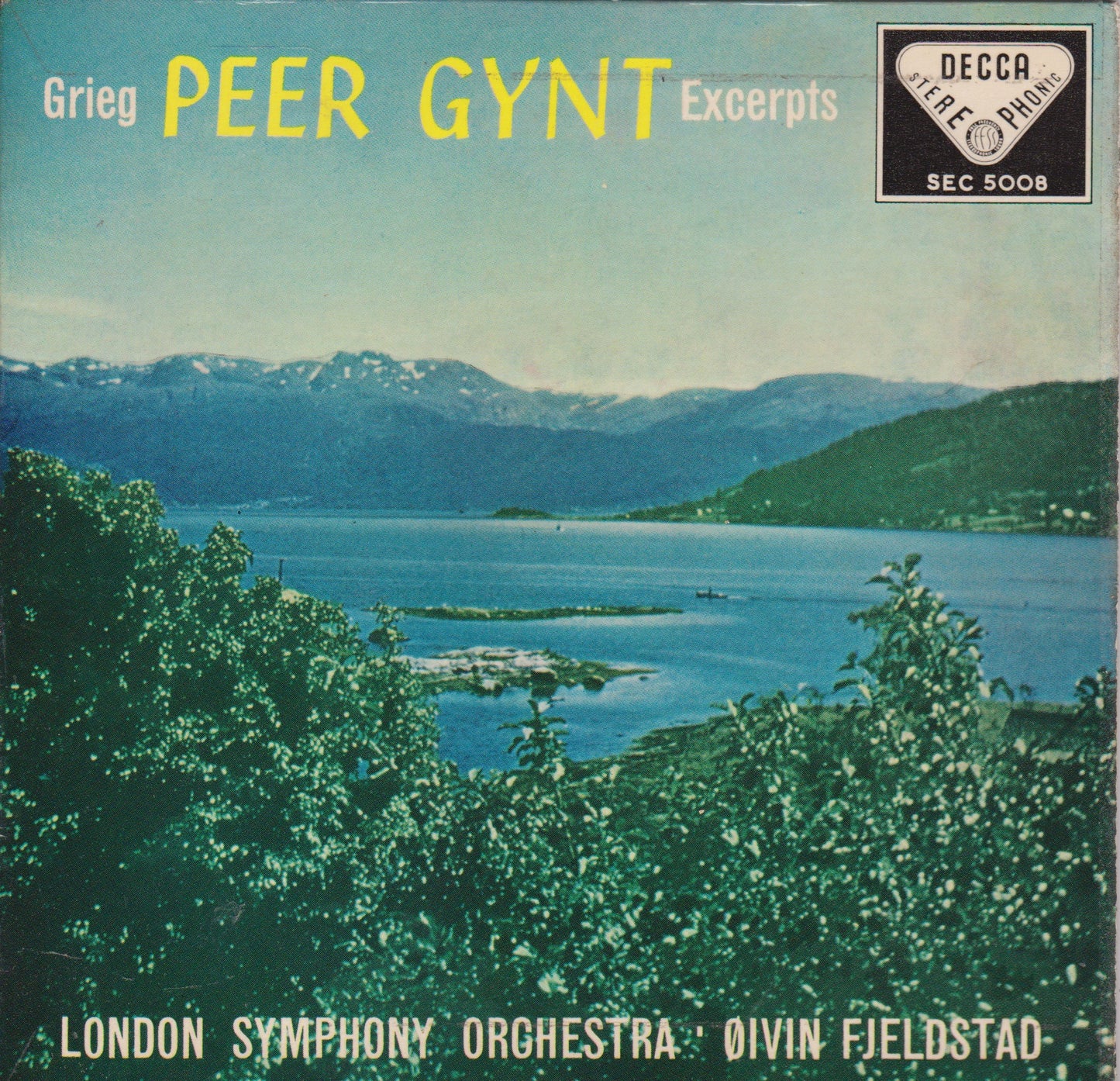 Grieg, LSO, Fjeldstad – Peer Gynt Excerpts (Decca 1958) 7" vinyl P/S EP VG/VG