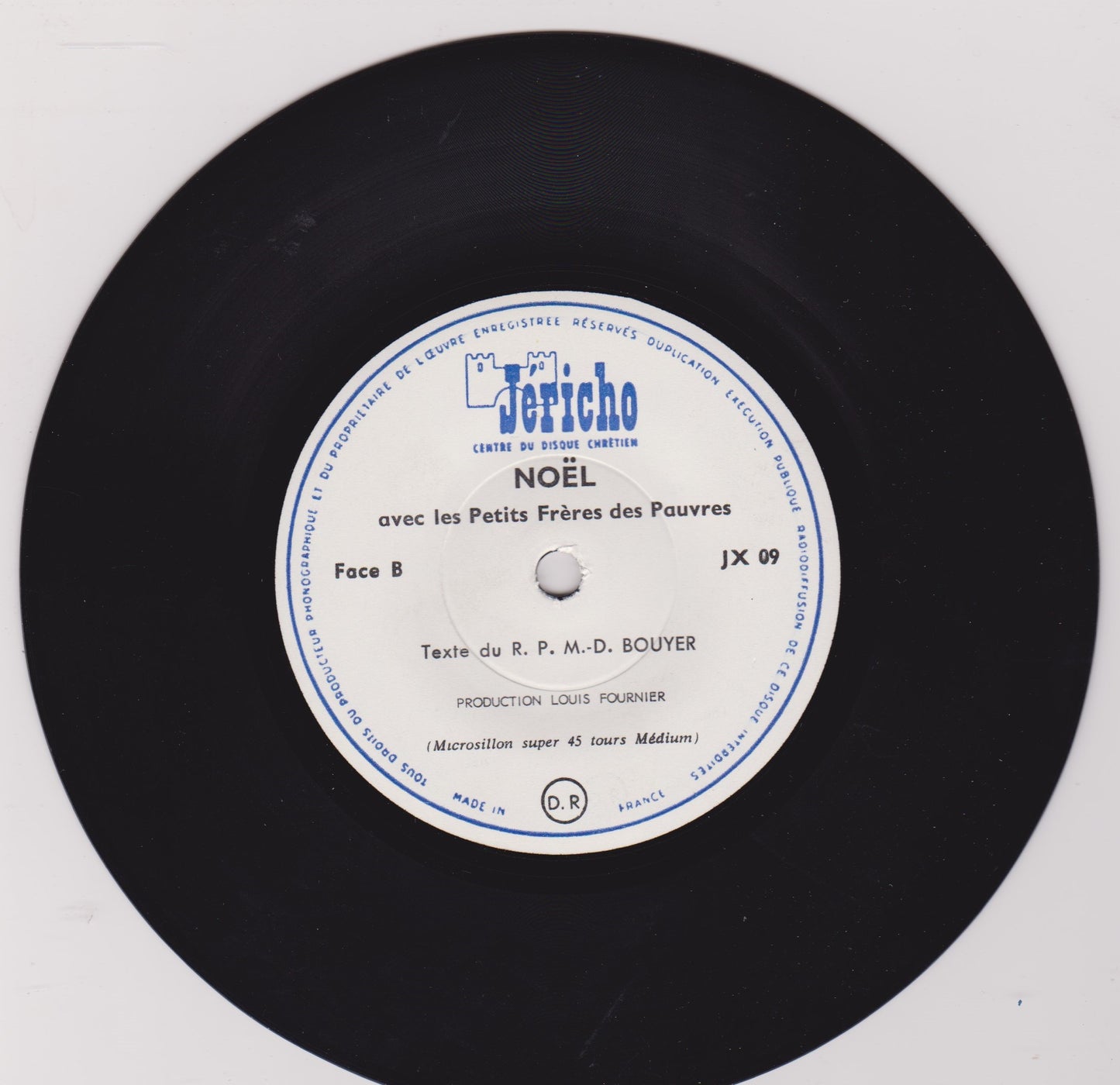 Les Petits Frères Des Pauvres – Noël (Jericho) 7" vinyl P/S EP VG/VG France