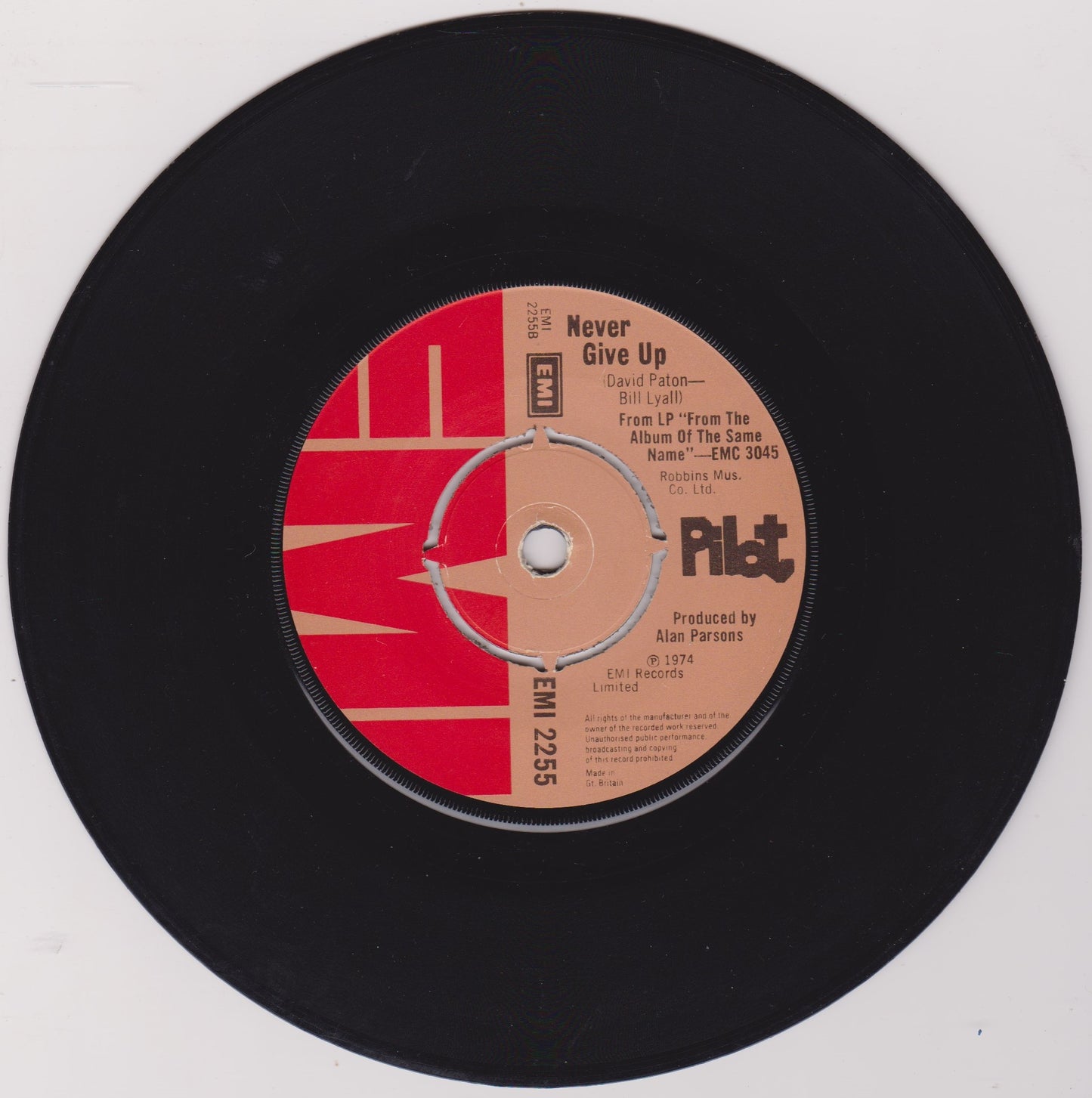 Pilot – January (EMI 1975) 7" vinyl single G+/-