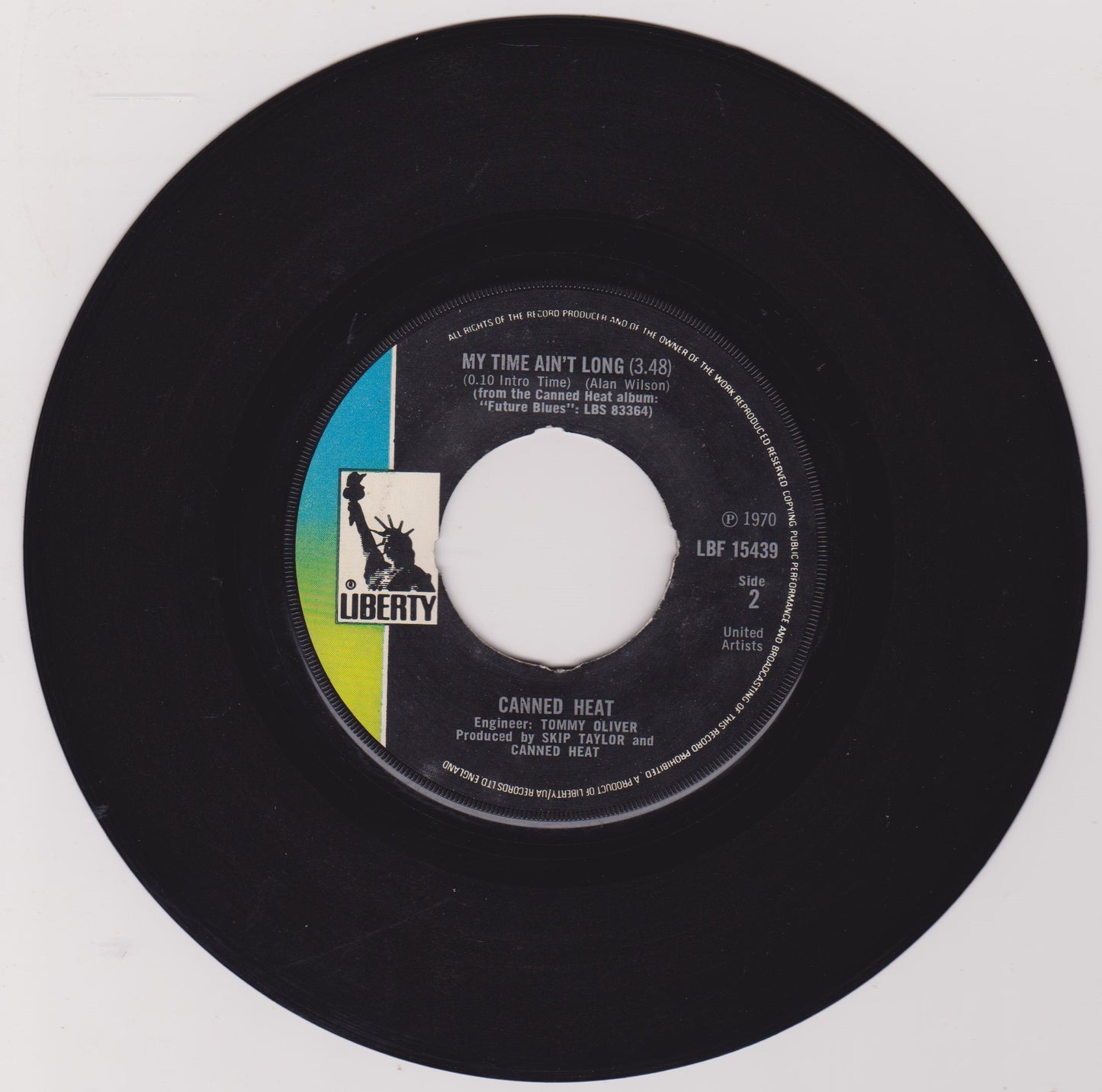 Canned Heat – Wooly Bully (Liberty 1971) 7" vinyl single G+/- jukebox