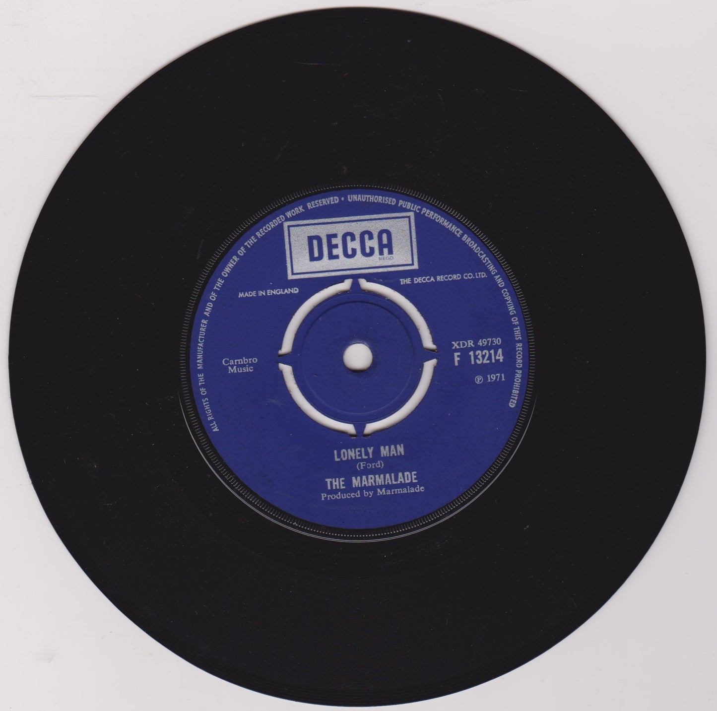 The Marmalade – Cousin Norman (Decca 1971) 7" vinyl single VG/VG
