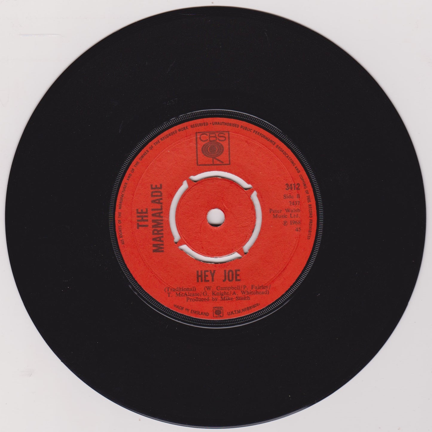 The Marmalade – Lovin' Things (CBS 1968) 7" vinyl single VG/-