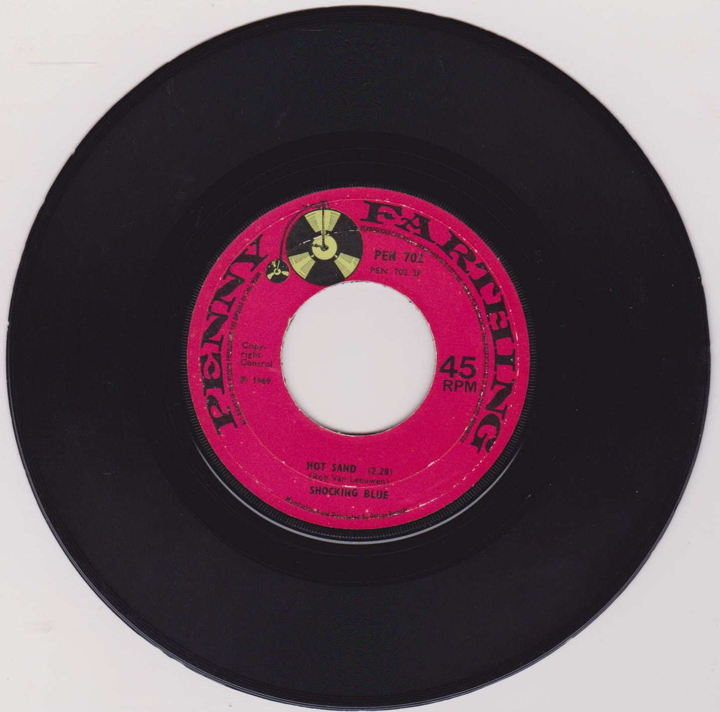 Shocking Blue – Venus (Penny Farthing 1969) 7" vinyl single VG/VG jukebox